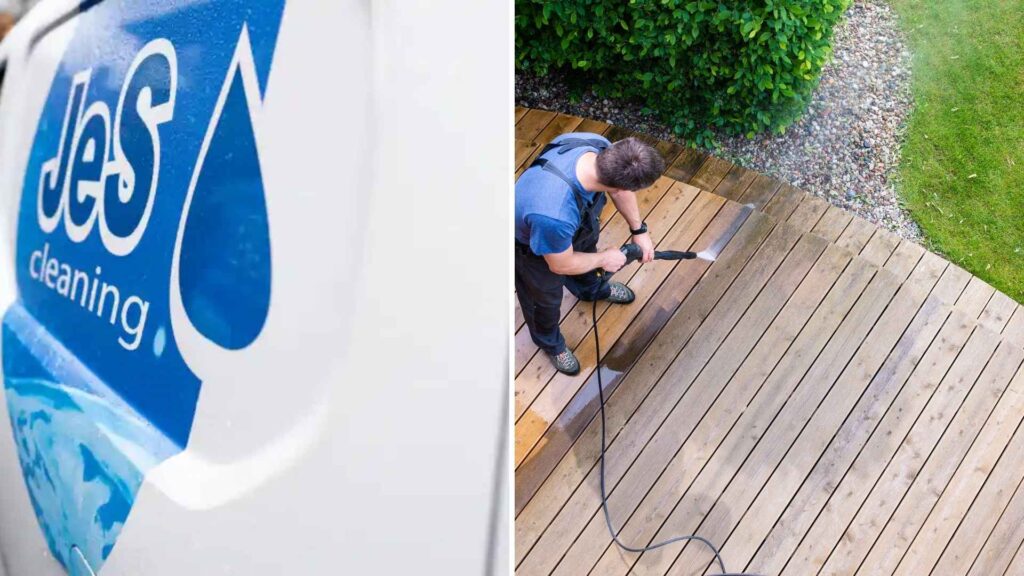 Terras schoonmaken