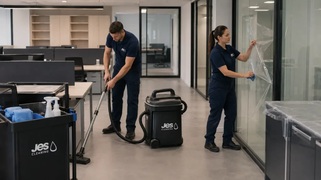 Schoonmaak na renovatie
